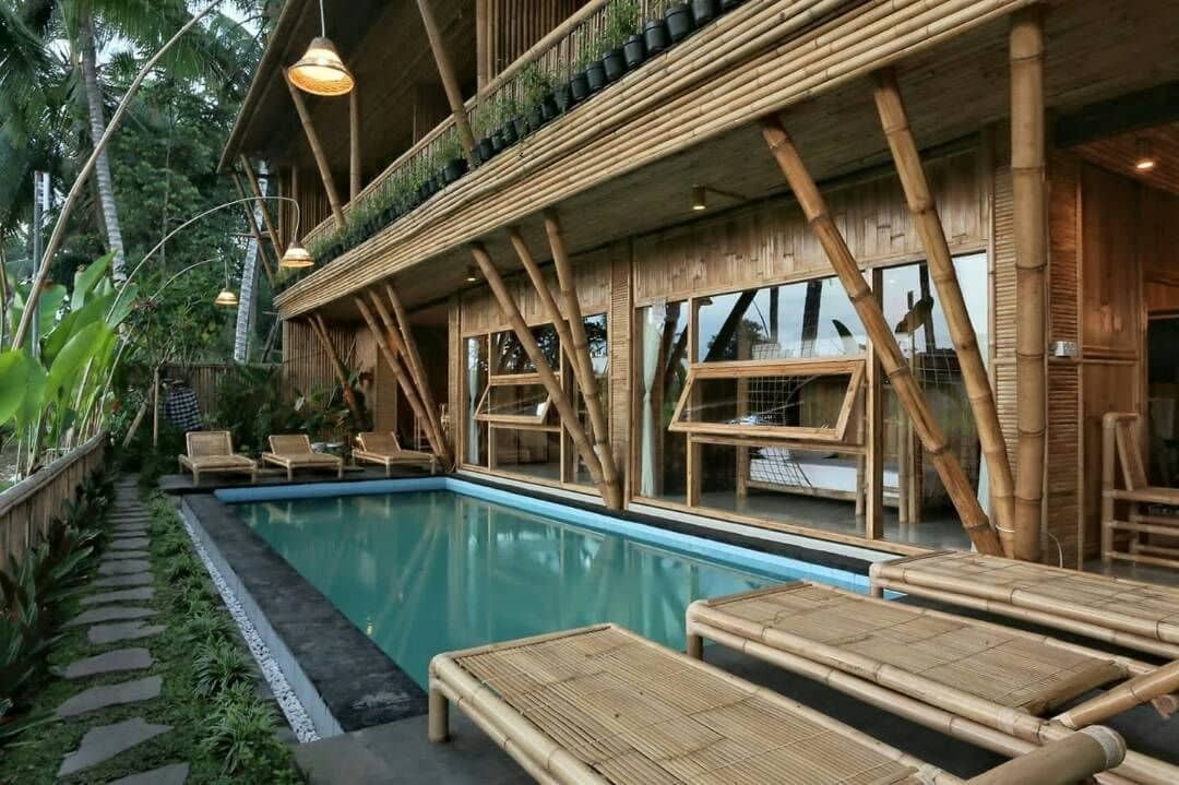 Luxury Bamboo Hostel Lodtunduh ภายนอก รูปภาพ